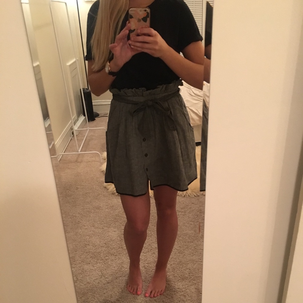 Button down skirt